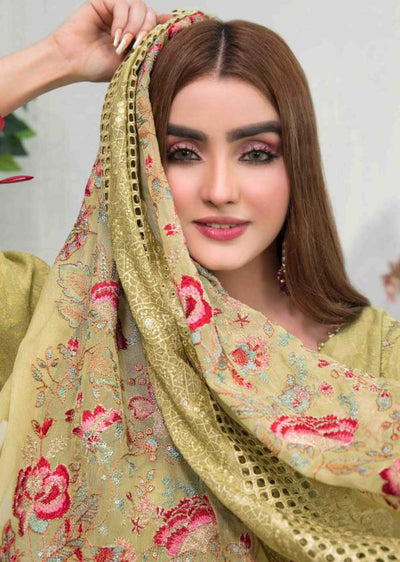 D-7581 - Unstitched- Zairah Collection by Tawakkal 2022 - Memsaab Online