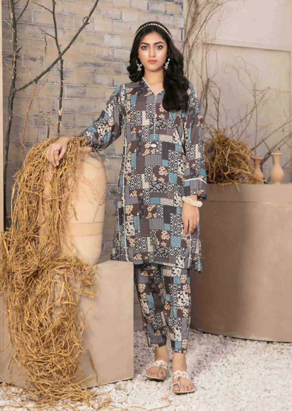 D-7613-R - Readymade- Casuals Collection by Tawakkal 2022 - Memsaab Online