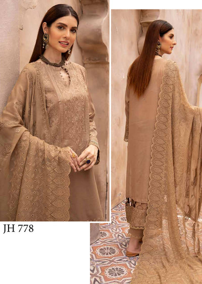 JH-778 - Unstitched - Pinks Collection by Johra Vol 4 2021 - Memsaab Online