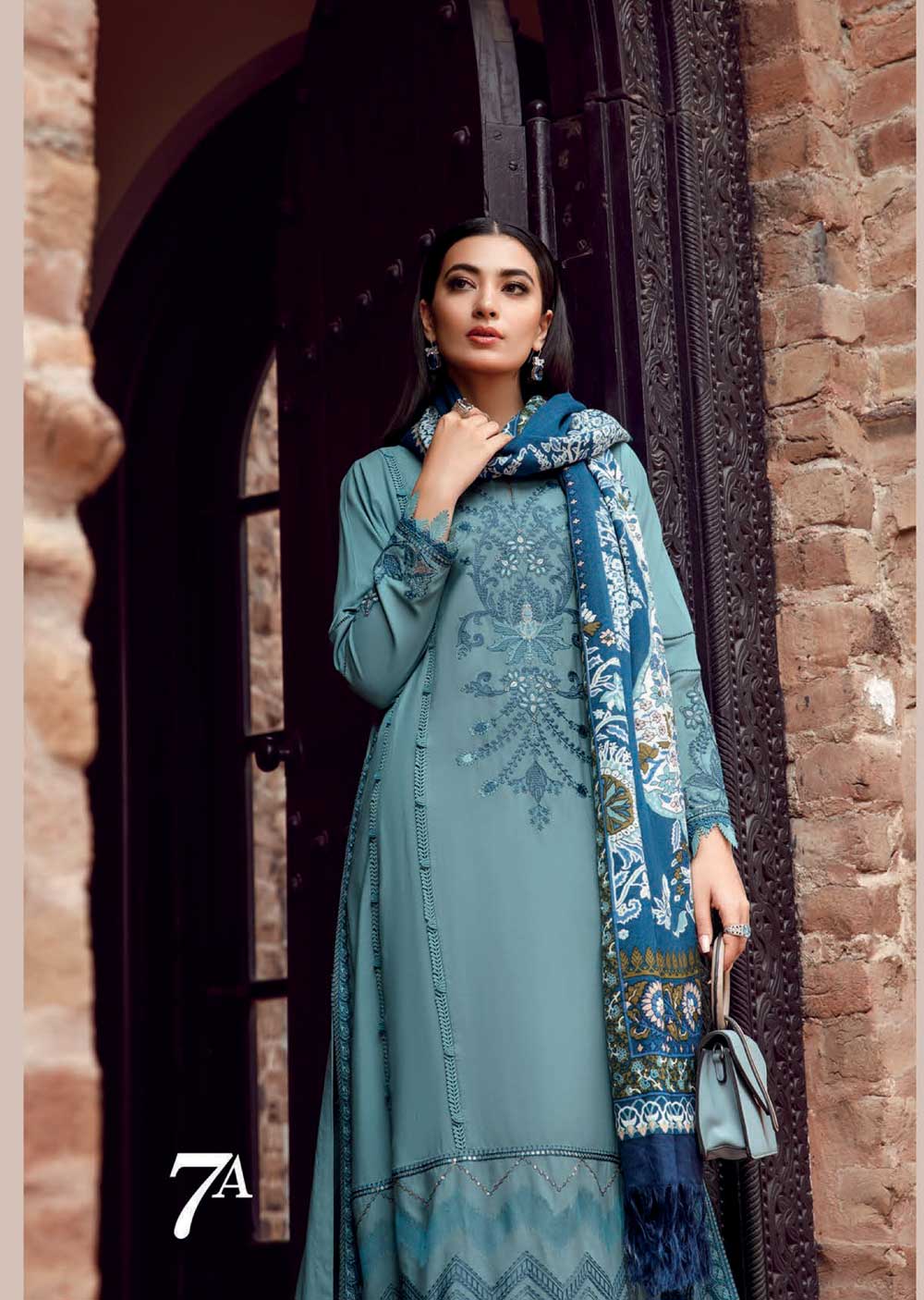 BSLN-04A - Unstitched - Maria.B Inspired Lawn Suit - Memsaab Online