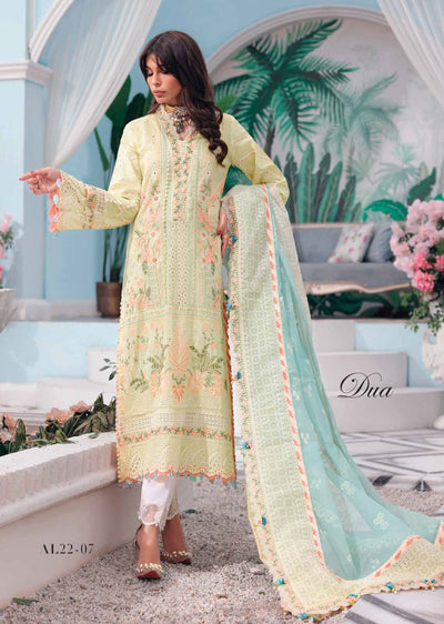 AL22-07 - Unstitched - Afsana Luxury Lawn Collection by Anaya Chaudhry - Memsaab Online