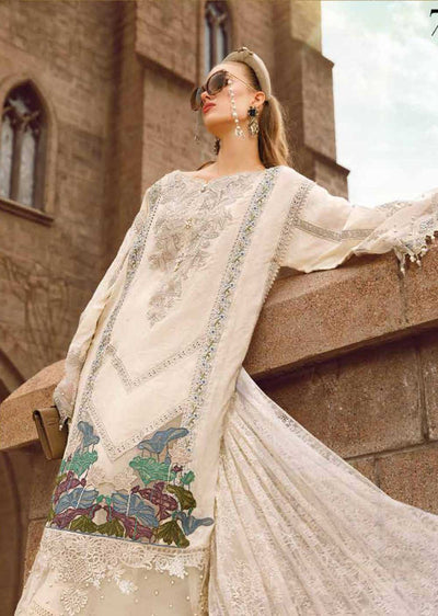 MLCB-07-B - Unstitched - Maria.B Voyage A Luxe Lawn Collection 2023 - Memsaab Online