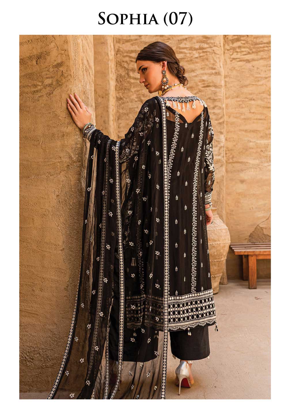 GLM-07 - Sohpia - Unstitched - Gulaal Embroidered Chiffon Collection 2022 - Memsaab Online
