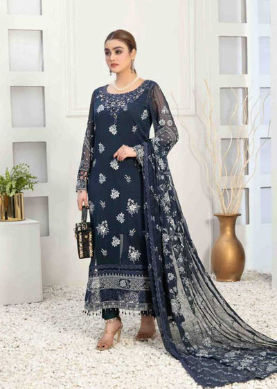 D-8209 - Unstitched - Raahi Collection by Tawakkal 2023 - Memsaab Online