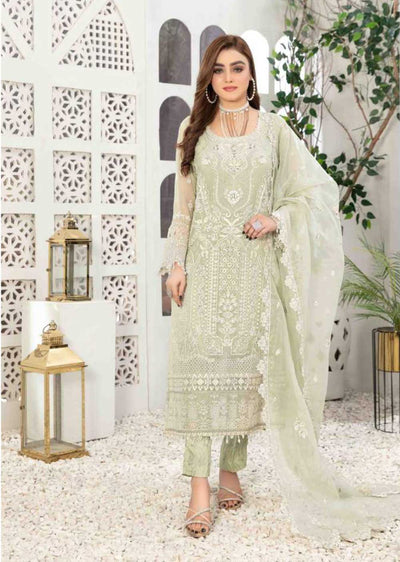 D-8210 - Unstitched - Raahi Collection by Tawakkal 2023 - Memsaab Online