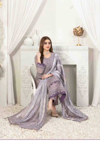 D-8212 - Unstitched - Raahi Collection by Tawakkal 2023 - Memsaab Online