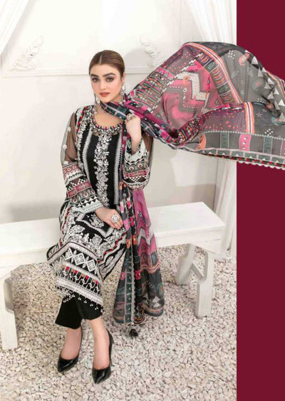 D-8214 - Unstitched - Raahi Collection by Tawakkal 2023 - Memsaab Online