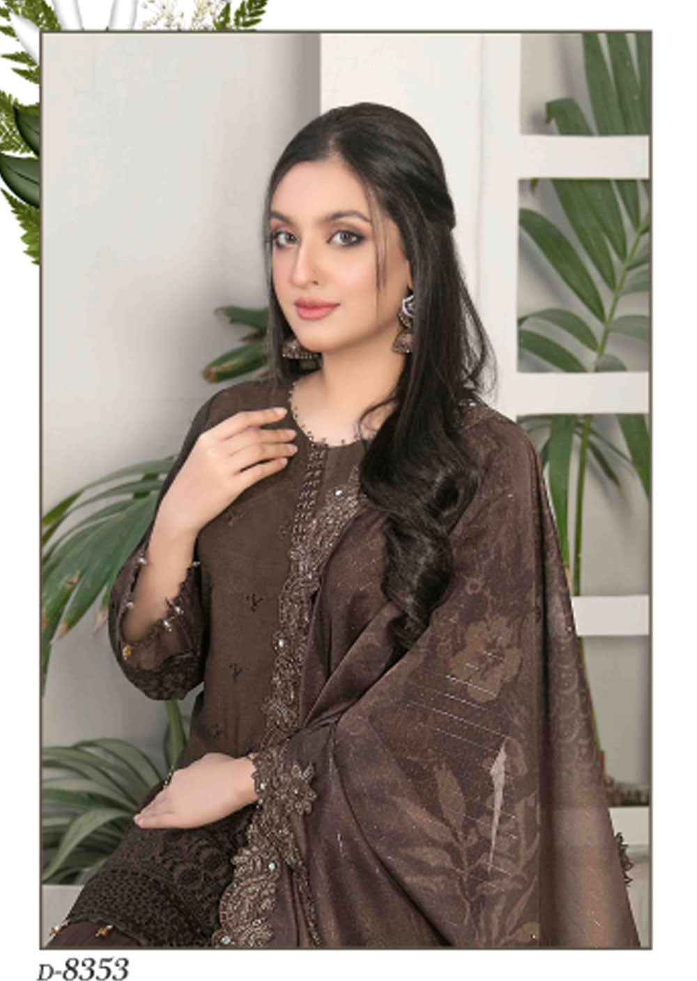 D-8353 - Unstitched - Gulmeena Collection by Tawakkal 2023 - Memsaab Online