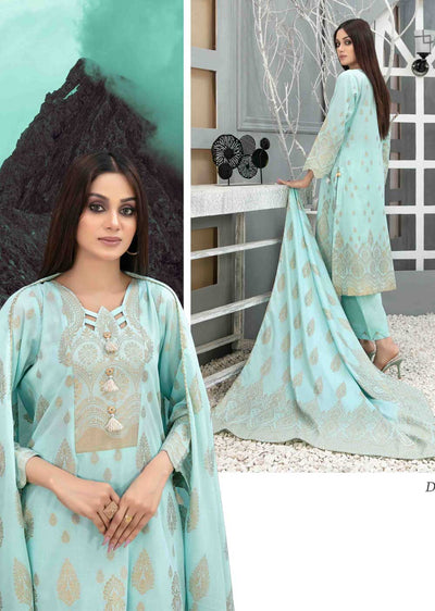 D-8766 - Unstitched - A Pastel Dream Collection by Tawakkal 2023 - Memsaab Online