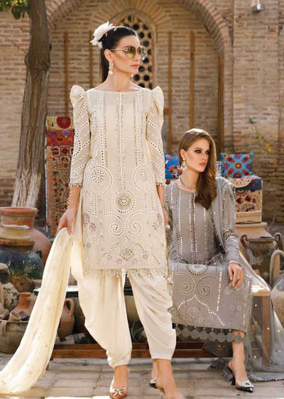 MLCB-08-A - Unstitched - Maria.B Voyage A Luxe Lawn Collection 2023 - Memsaab Online