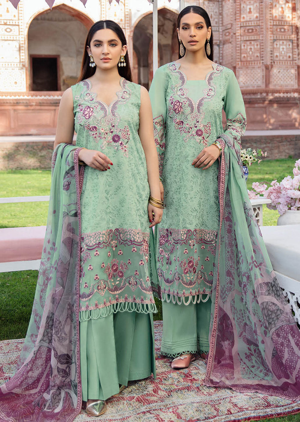 Z-208-R - Readymade - Andaaz Luxury Lawn Vol 2 2022 - Memsaab Online