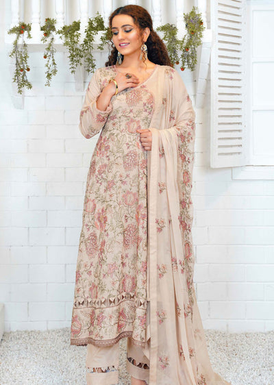 TEV-08 - Unstitched - Threads & Weaves Lawn Collection 2023 - Memsaab Online