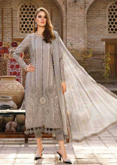 MLCB-08-B - Unstitched - Maria.B Voyage A Luxe Lawn Collection 2023 - Memsaab Online