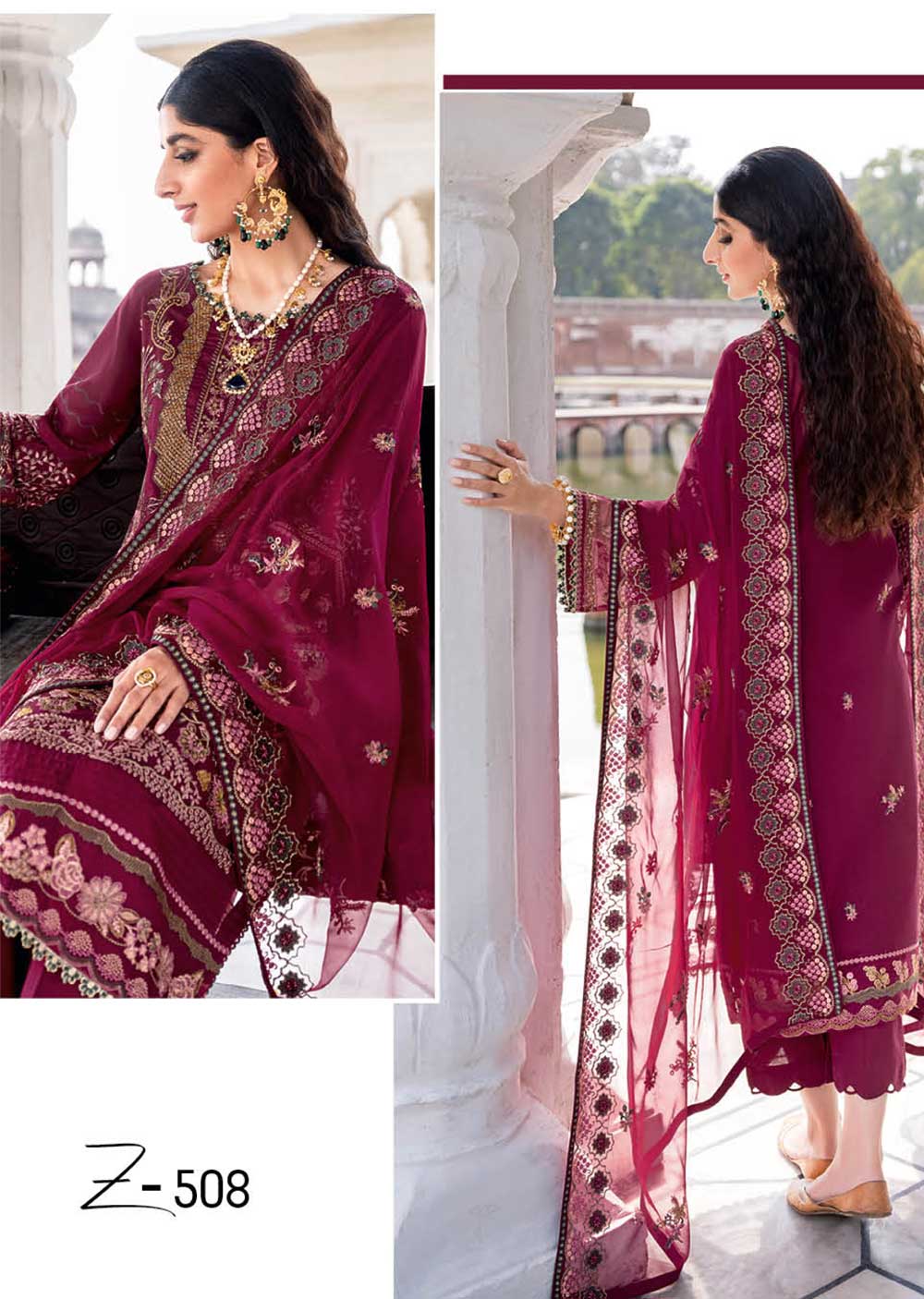 Z-508 - Unstitched - Ramsha Andaaz Collection Vol 05 2023 - Memsaab Online