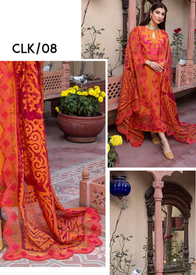 CLK-08 - Unstitched - Signature Vol 1 Collection by Charizma 2022 - Memsaab Online