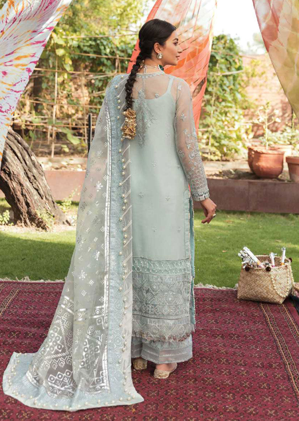 AZL-08 - Ramani - Unstitched - Ayzel Sangat Luxury Chiffon Collection 2022 - Memsaab Online