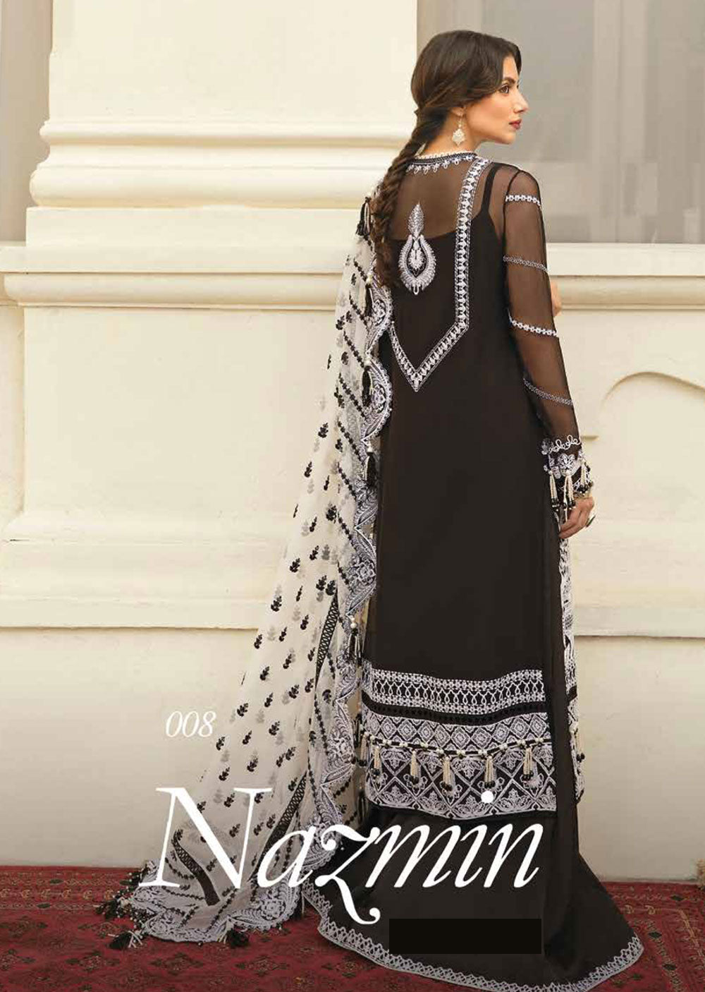 AZ-08 - Nazmin - Unstitched - Dhoop Kinaray Collection by Afrozeh 2022 - Memsaab Online