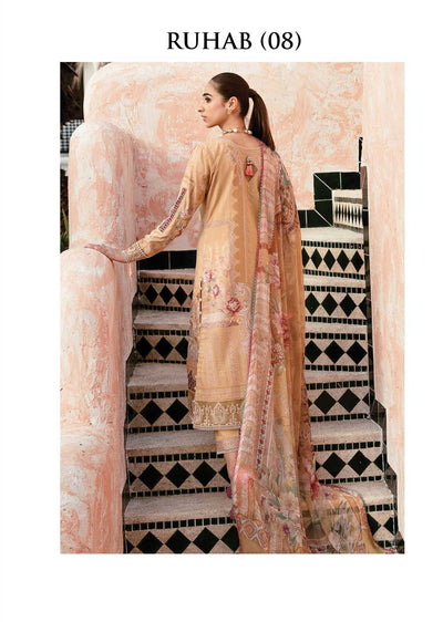 GML-08 - Ruhab - Unstitched - Gulaal Lawn Collection 2023 - Memsaab Online