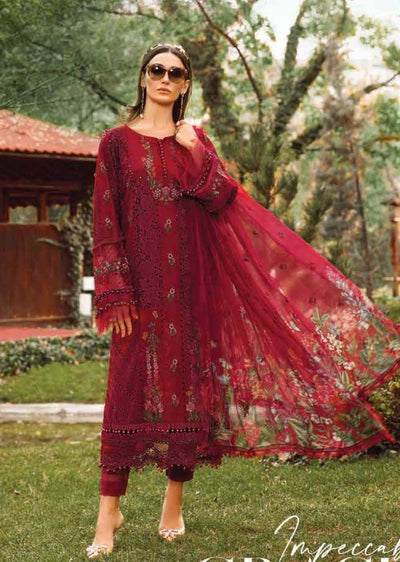MLCB-09-A - Unstitched - Maria.B Voyage A Luxe Lawn Collection 2023 - Memsaab Online