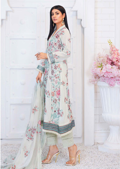 TEV-09 - Unstitched - Threads & Weaves Lawn Collection 2023 - Memsaab Online