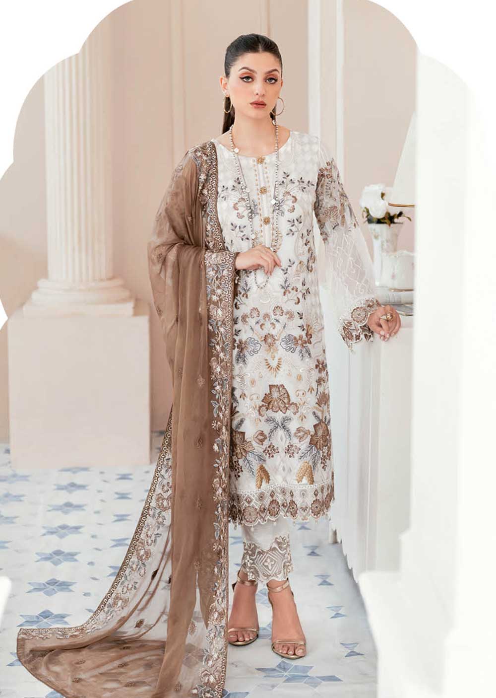 D-911-R - Readymade - Rangoon By Ramsha Collection Vol 9 2023 - Memsaab Online