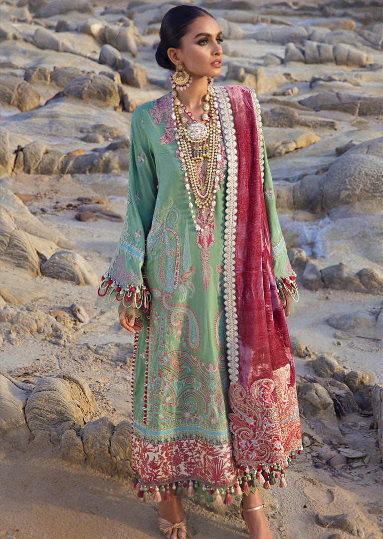 SD-02-B - Unstitched - Teri Qasam Luxury Shawl Collection by Sana Safinaz - Memsaab Online