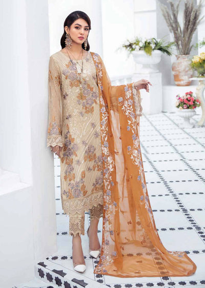 F-2103 - Readymade - Ramsha Chiffon Collection Vol 21 - Memsaab Online