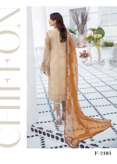 F-2103 - Readymade - Ramsha Chiffon Collection Vol 21 - Memsaab Online