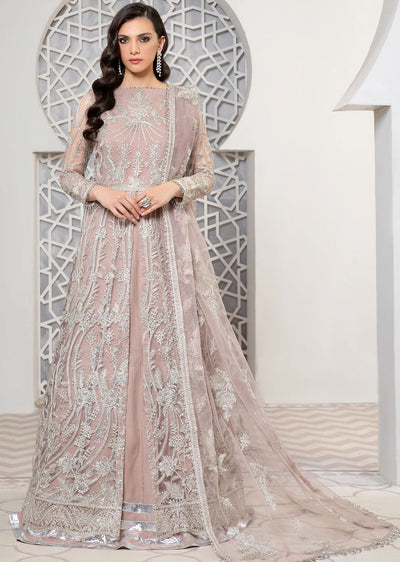 01 - Rose Gold - Unstitched - Pareesia Luxury Wear Collection by Zarif 2022 - Memsaab Online