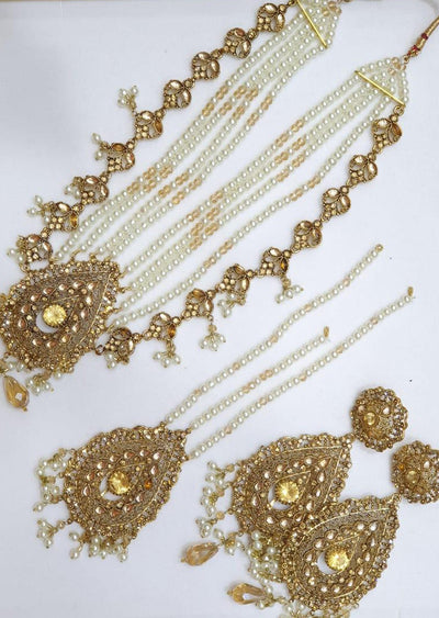 Ruhi -Antique- Necklace Set - Memsaab Online