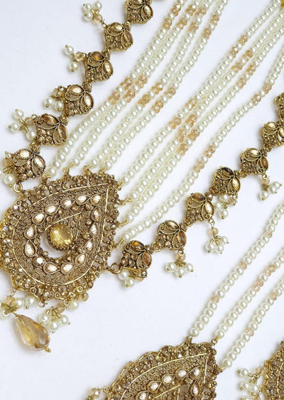 Ruhi -Antique- Necklace Set - Memsaab Online