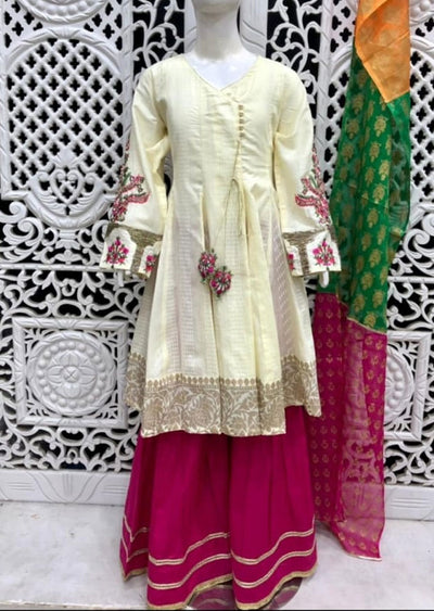 CK-739-B - Readymade Mother & Daughter Suit by Ally's - Memsaab Online