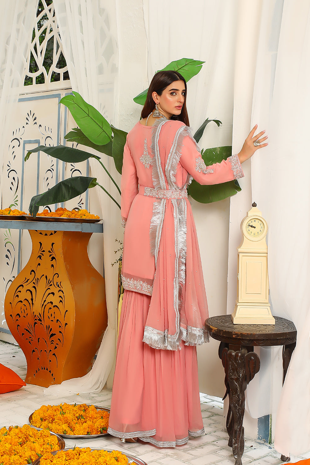 SRB9949 - Daniya - Pink Sehrish.B Designer - Memsaab Online