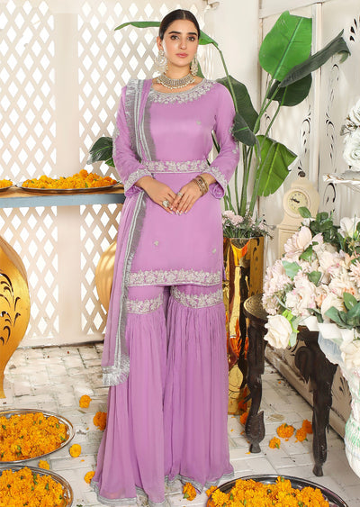 SRB9949 - Daniya - Purple Sehrish.B Designer - Memsaab Online