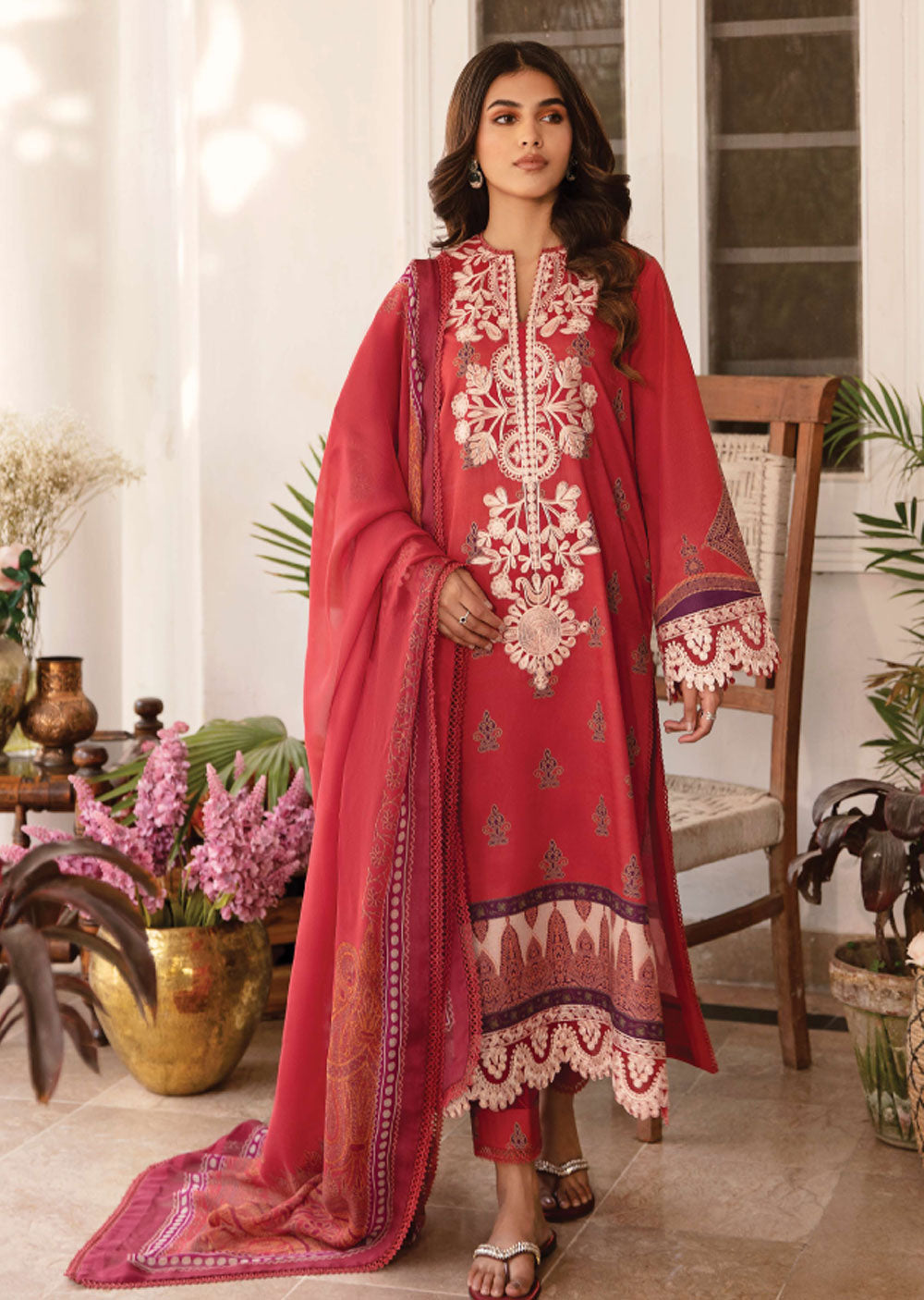 RZN04 - Elayne - Unstitched - Rangreza Summer Edit by Afrozeh 2023 - Memsaab Online