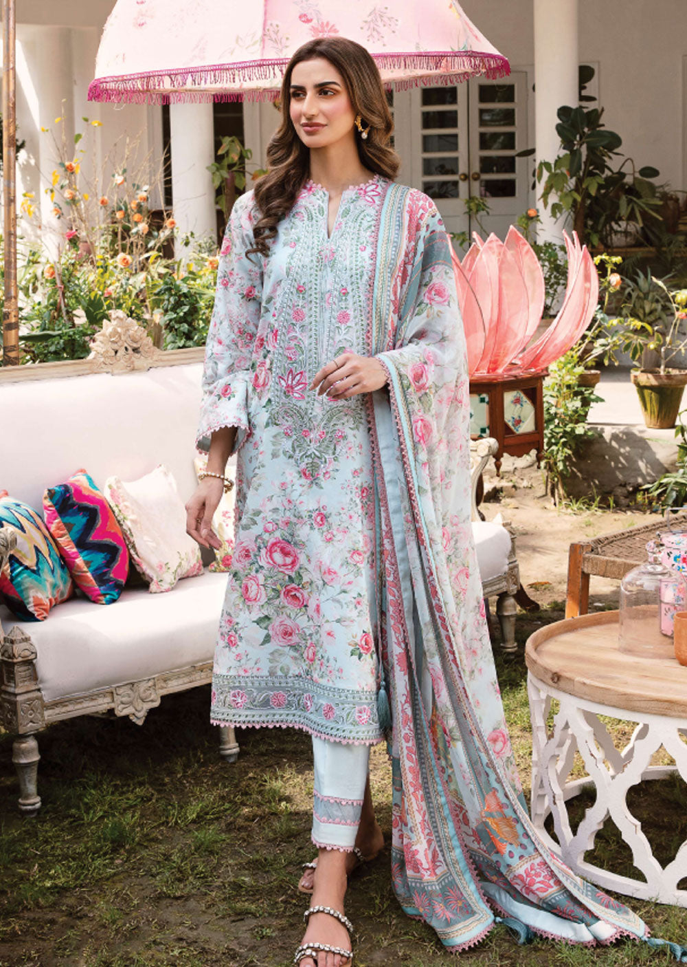 RZN05 - Eunoia - Unstitched - Rangreza Summer Edit by Afrozeh 2023 - Memsaab Online