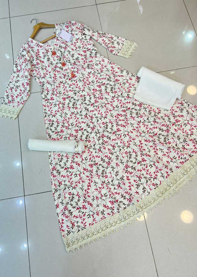 RGZ728 Pink Readymade Alpine Modest Dress - Memsaab Online